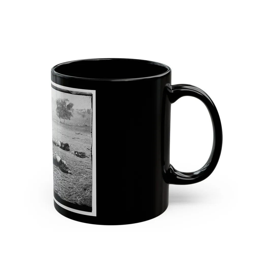 Gettysburg, Pa. Bodies Of Federal Soldiers, Killed On July 1, Near The Mcpherson Woods (U.S. Civil War) Black Coffee Mug-Go Mug Yourself