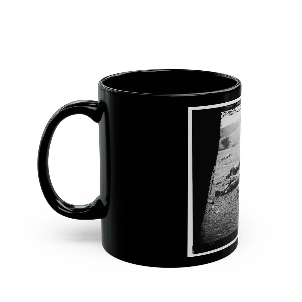 Gettysburg, Pa. Bodies Of Federal Soldiers, Killed On July 1, Near The Mcpherson Woods (U.S. Civil War) Black Coffee Mug-Go Mug Yourself