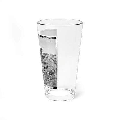 Gettysburg, Pa. Breastworks On Left Wing Of The Federal Line (U.S. Civil War) Pint Glass 16oz-Go Mug Yourself