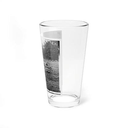 Gettysburg, Pa. Confederate Dead Gathered For Burial At The Edge Of The Rose Woods, July 5, 1863 (U.S. Civil War) Pint Glass 16oz-Go Mug Yourself