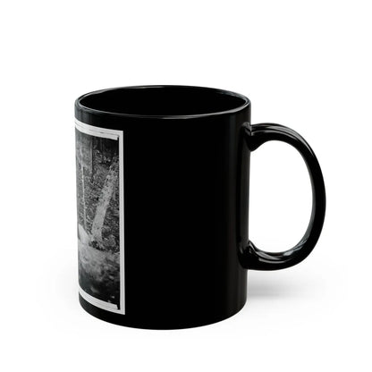 Gettysburg, Pa. Four Dead Soldiers In The Woods Near Little Round Top (U.S. Civil War) Black Coffee Mug-Go Mug Yourself