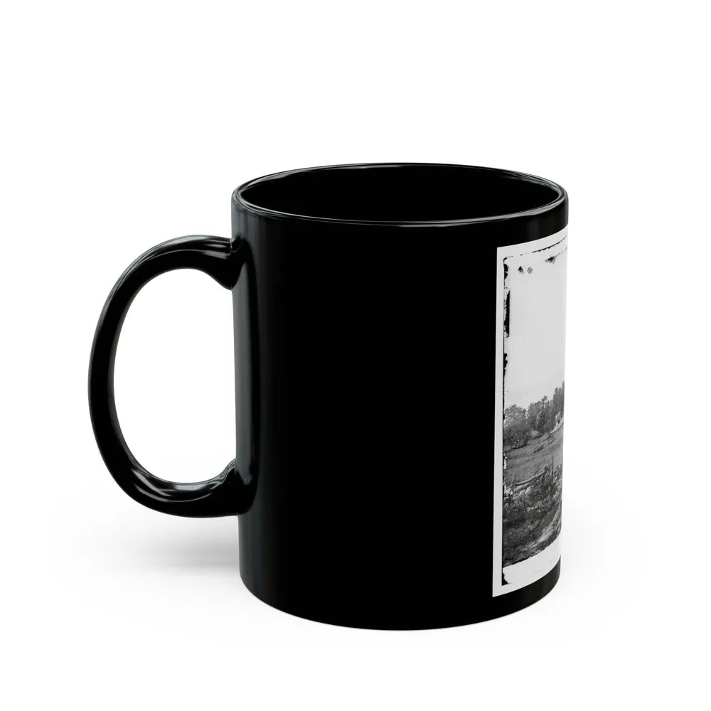 Gettysburg, Pa. Headquarters Of Gen. George G. Meade On Cemetery Ridge (U.S. Civil War) Black Coffee Mug-Go Mug Yourself