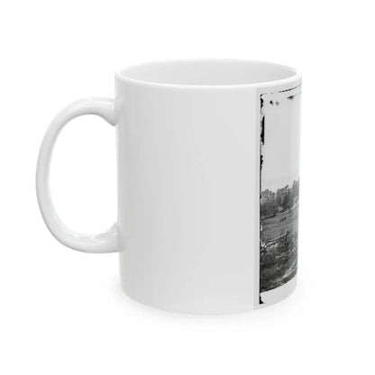 Gettysburg, Pa. Headquarters Of Gen. George G. Meade On Cemetery Ridge (U.S. Civil War) White Coffee Mug-Go Mug Yourself