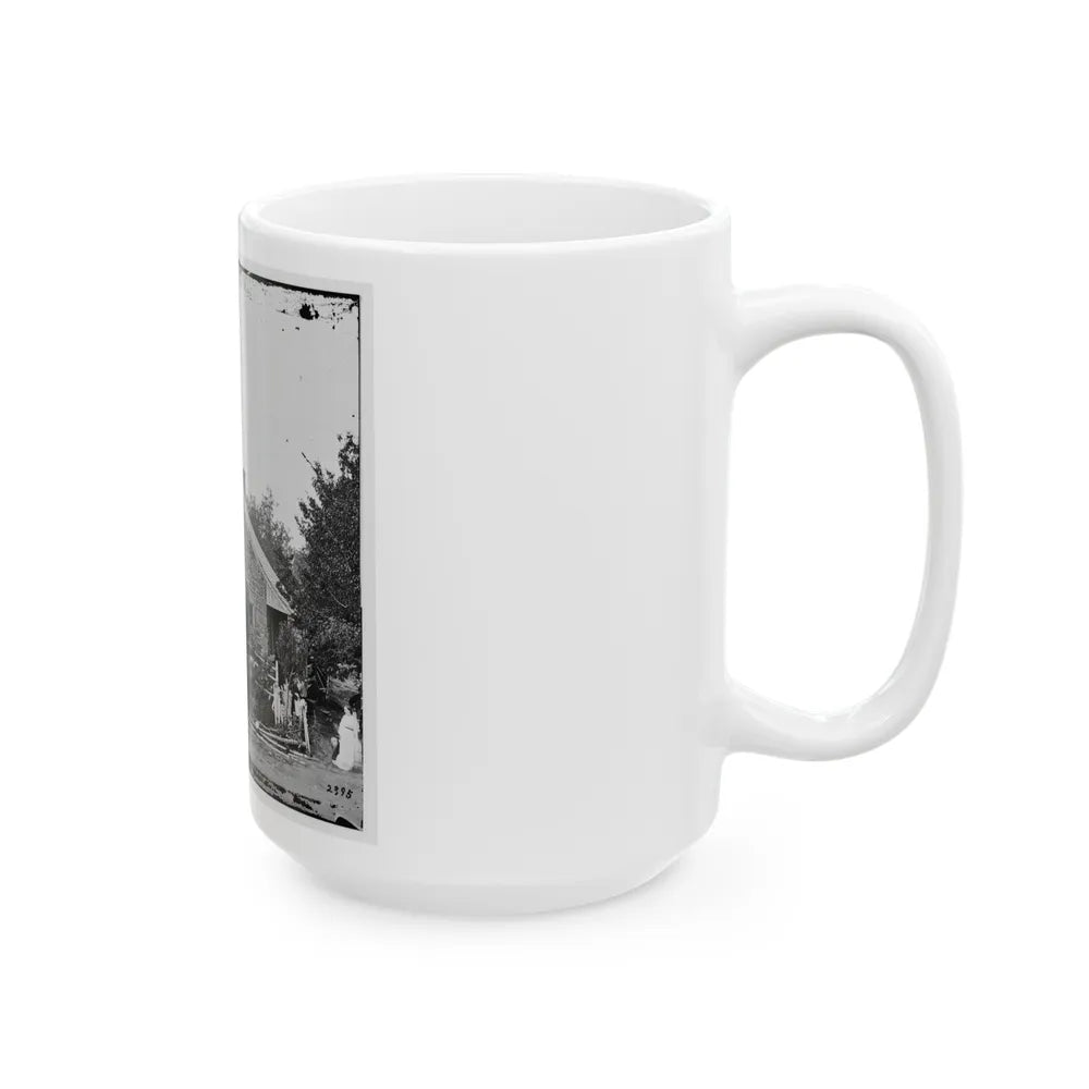 Gettysburg, Pa. Headquarters Of Gen. Robert E. Lee On The Chambersburg Pike (U.S. Civil War) White Coffee Mug-Go Mug Yourself