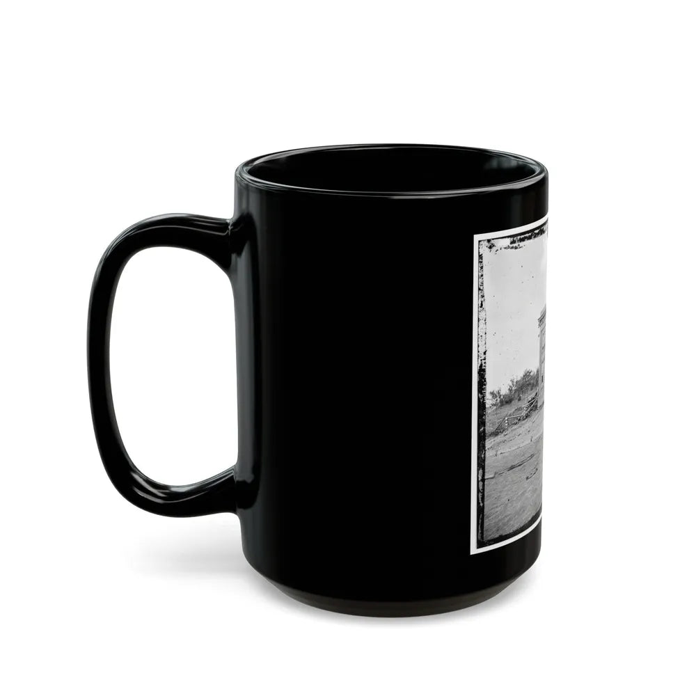 Gettysburg, Pa. The Cemetery Gatehouse (U.S. Civil War) Black Coffee Mug-Go Mug Yourself