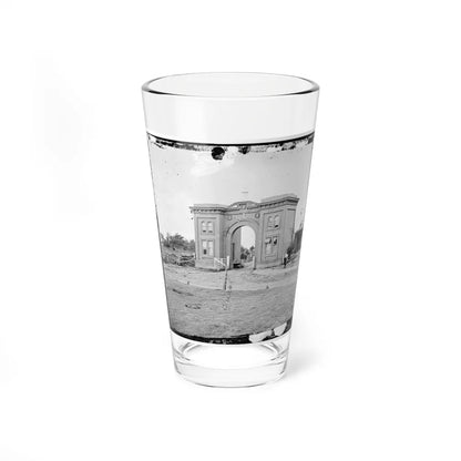 Gettysburg, Pa. The Cemetery Gatehouse (U.S. Civil War) Pint Glass 16oz-16oz-Go Mug Yourself