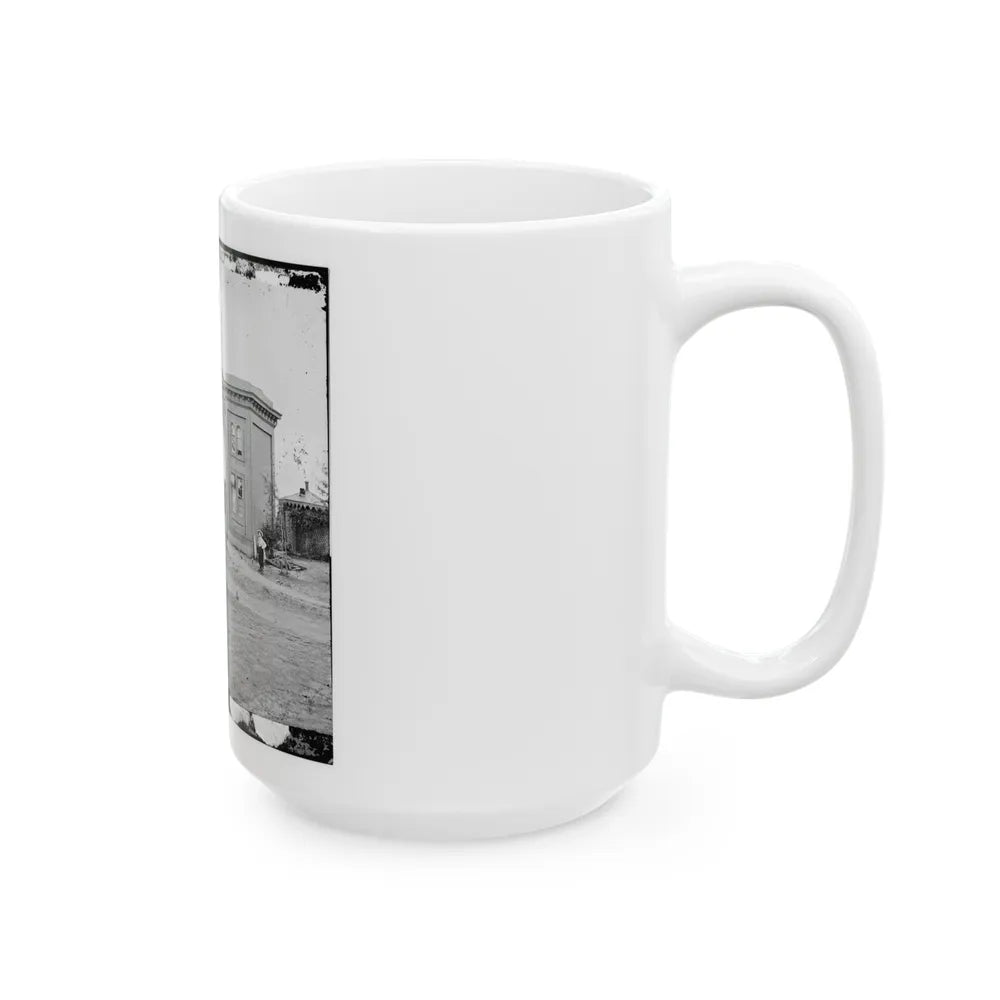 Gettysburg, Pa. The Cemetery Gatehouse (U.S. Civil War) White Coffee Mug-Go Mug Yourself