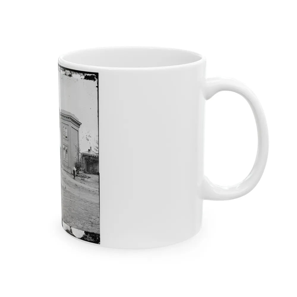 Gettysburg, Pa. The Cemetery Gatehouse (U.S. Civil War) White Coffee Mug-Go Mug Yourself