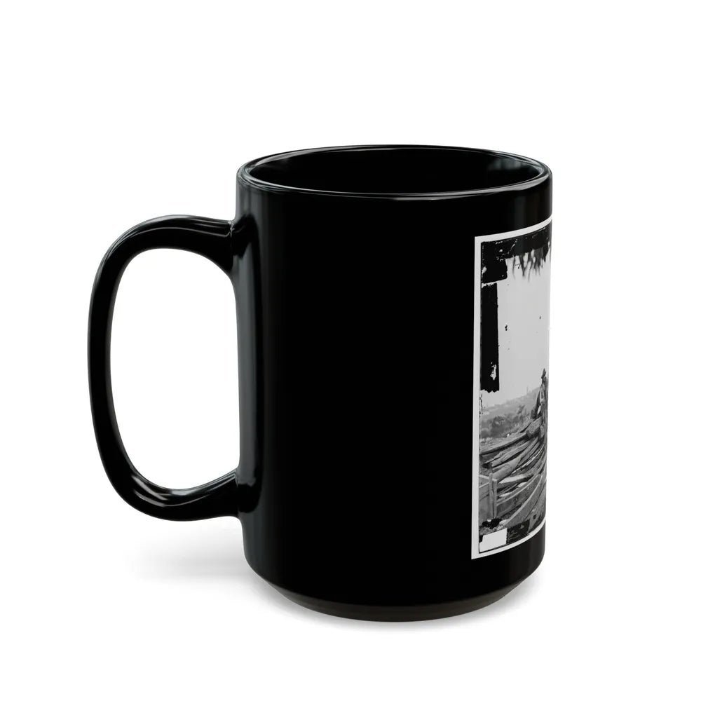 Gettysburg, Pa. Three Confederate Prisoners (U.S. Civil War) Black Coffee Mug-Go Mug Yourself