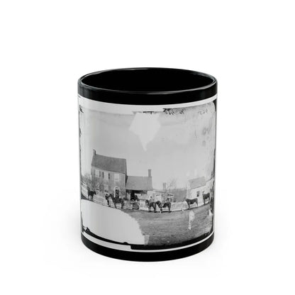 Gettysburg, Pa., Vicinity. G.J. White's House (U.S. Civil War) Black Coffee Mug-11oz-Go Mug Yourself