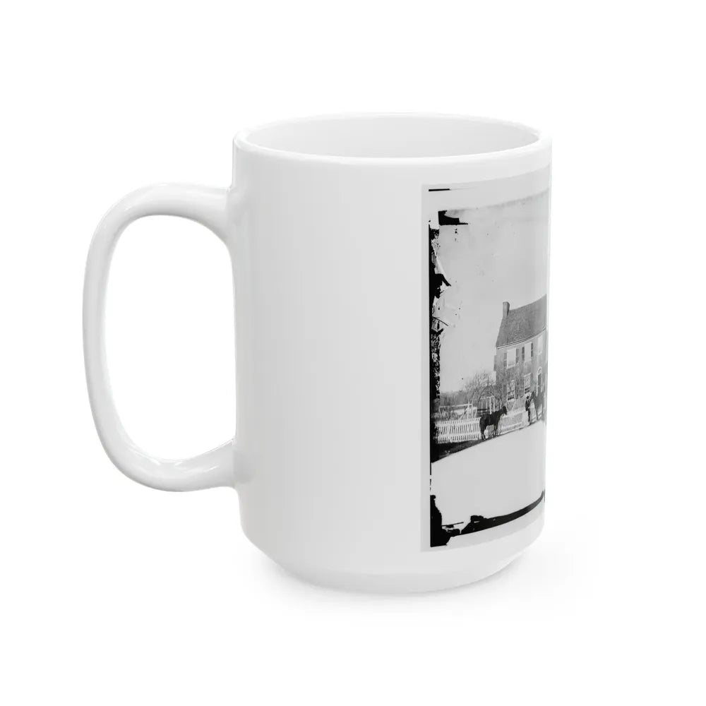 Gettysburg, Pa., Vicinity. G.J. White's House (U.S. Civil War) White Coffee Mug-Go Mug Yourself