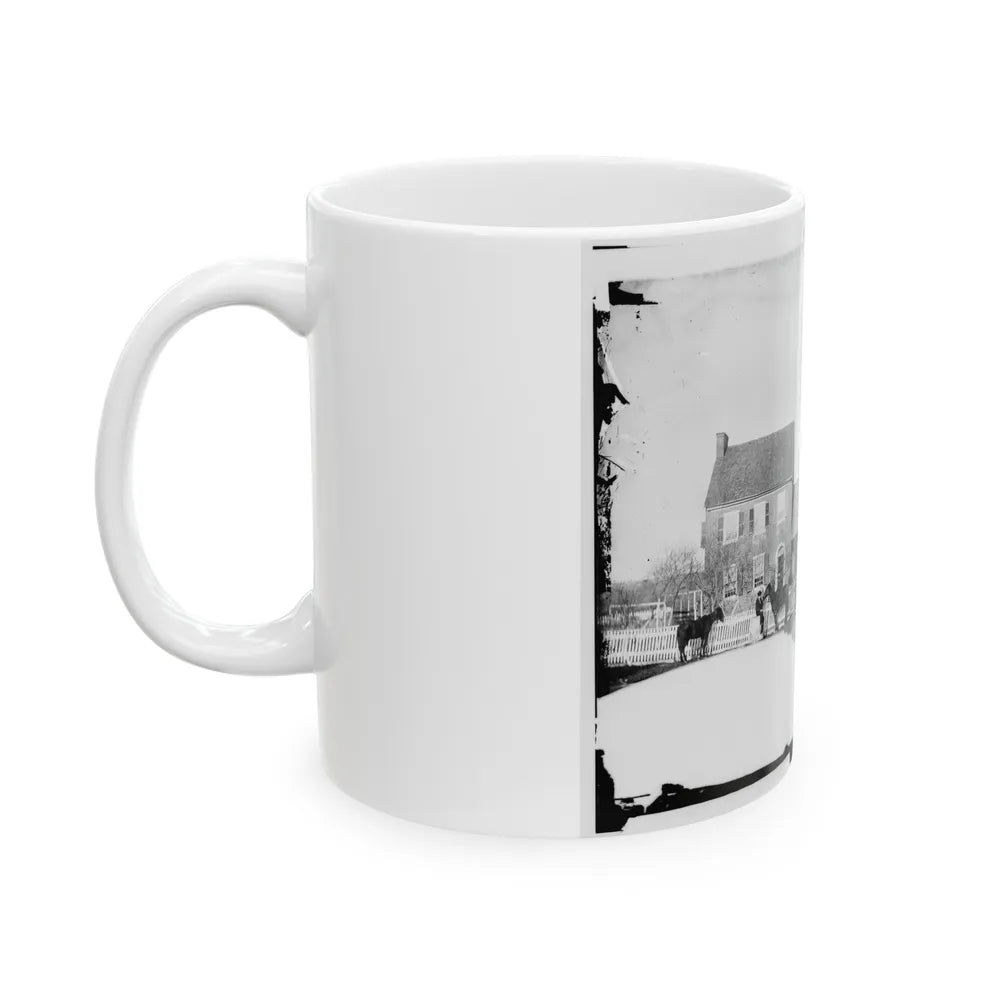 Gettysburg, Pa., Vicinity. G.J. White's House (U.S. Civil War) White Coffee Mug-Go Mug Yourself