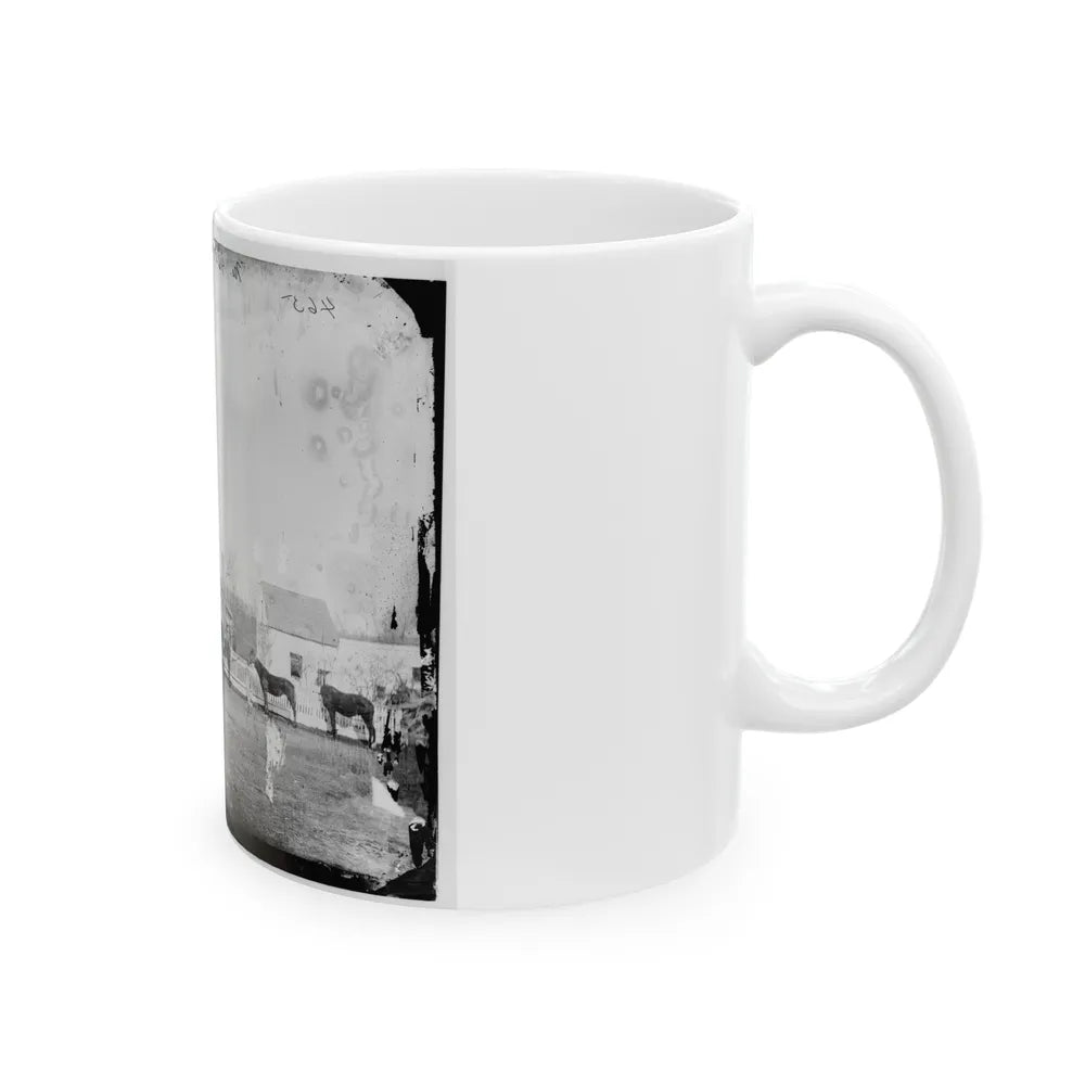 Gettysburg, Pa., Vicinity. G.J. White's House (U.S. Civil War) White Coffee Mug-Go Mug Yourself