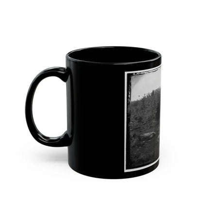 Gettysburg, Pa. View Of Little Round Top (U.S. Civil War) Black Coffee Mug-Go Mug Yourself