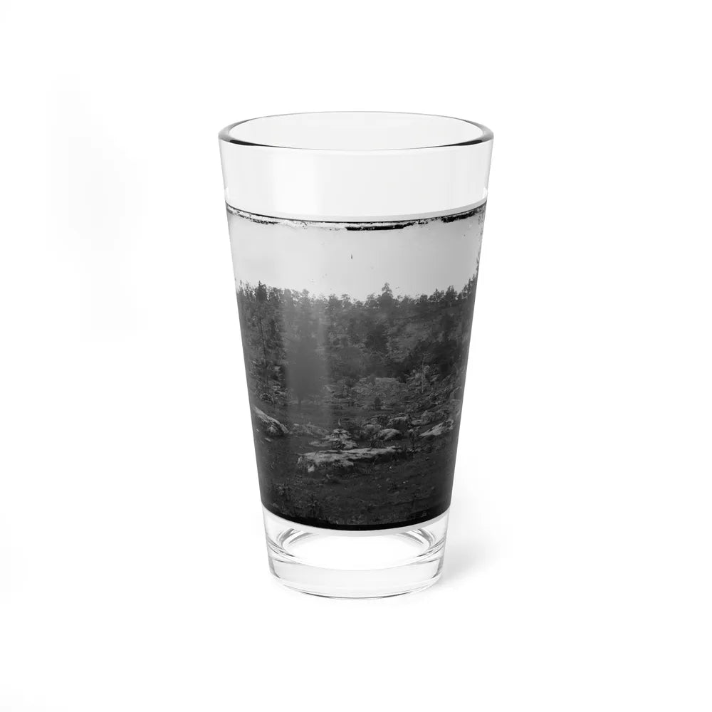 Gettysburg, Pa. View Of Little Round Top (U.S. Civil War) Pint Glass 16oz-16oz-Go Mug Yourself