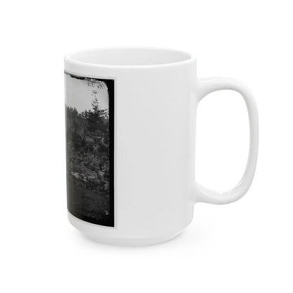 Gettysburg, Pa. View Of Little Round Top (U.S. Civil War) White Coffee Mug-Go Mug Yourself