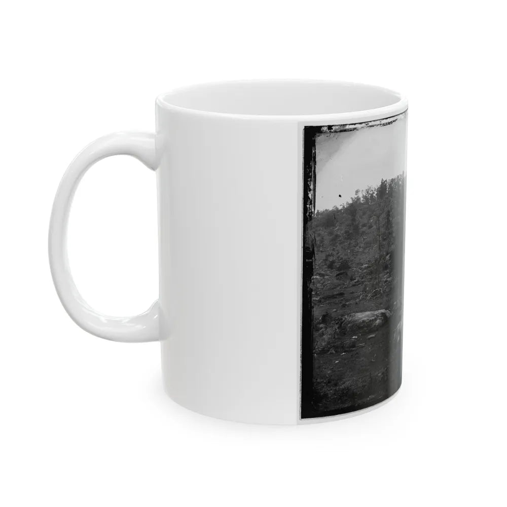 Gettysburg, Pa. View Of Little Round Top (U.S. Civil War) White Coffee Mug-Go Mug Yourself