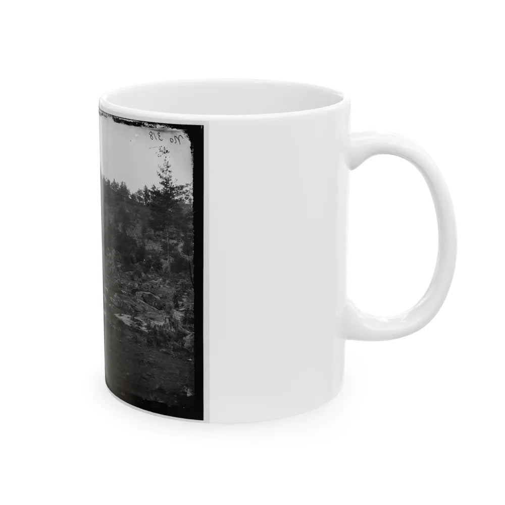 Gettysburg, Pa. View Of Little Round Top (U.S. Civil War) White Coffee Mug-Go Mug Yourself