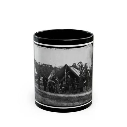 Gettysburg, Pennsylvania. Field And Staff Officers, 69th Pennsylvania (U.S. Civil War) Black Coffee Mug 11oz - Go Mug Yourself