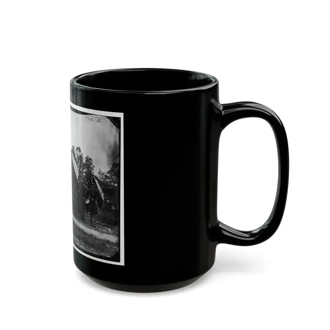 Gettysburg, Pennsylvania. Field And Staff Officers, 69th Pennsylvania (U.S. Civil War) Black Coffee Mug - Go Mug Yourself