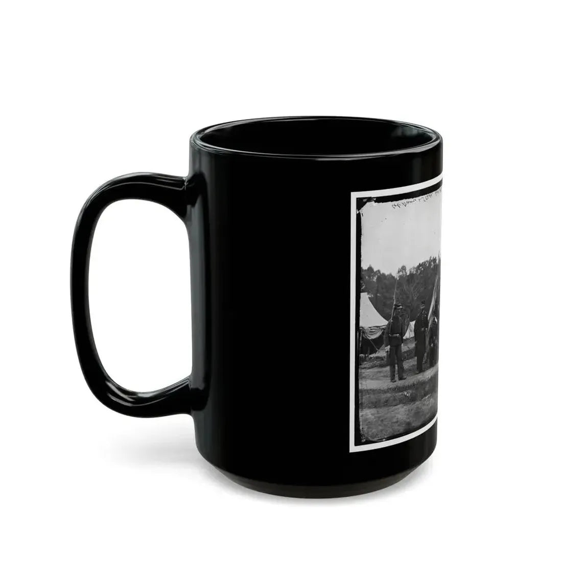 Gettysburg, Pennsylvania. Field And Staff Officers, 69th Pennsylvania (U.S. Civil War) Black Coffee Mug - Go Mug Yourself