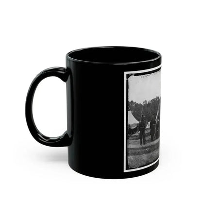 Gettysburg, Pennsylvania. Field And Staff Officers, 69th Pennsylvania (U.S. Civil War) Black Coffee Mug - Go Mug Yourself