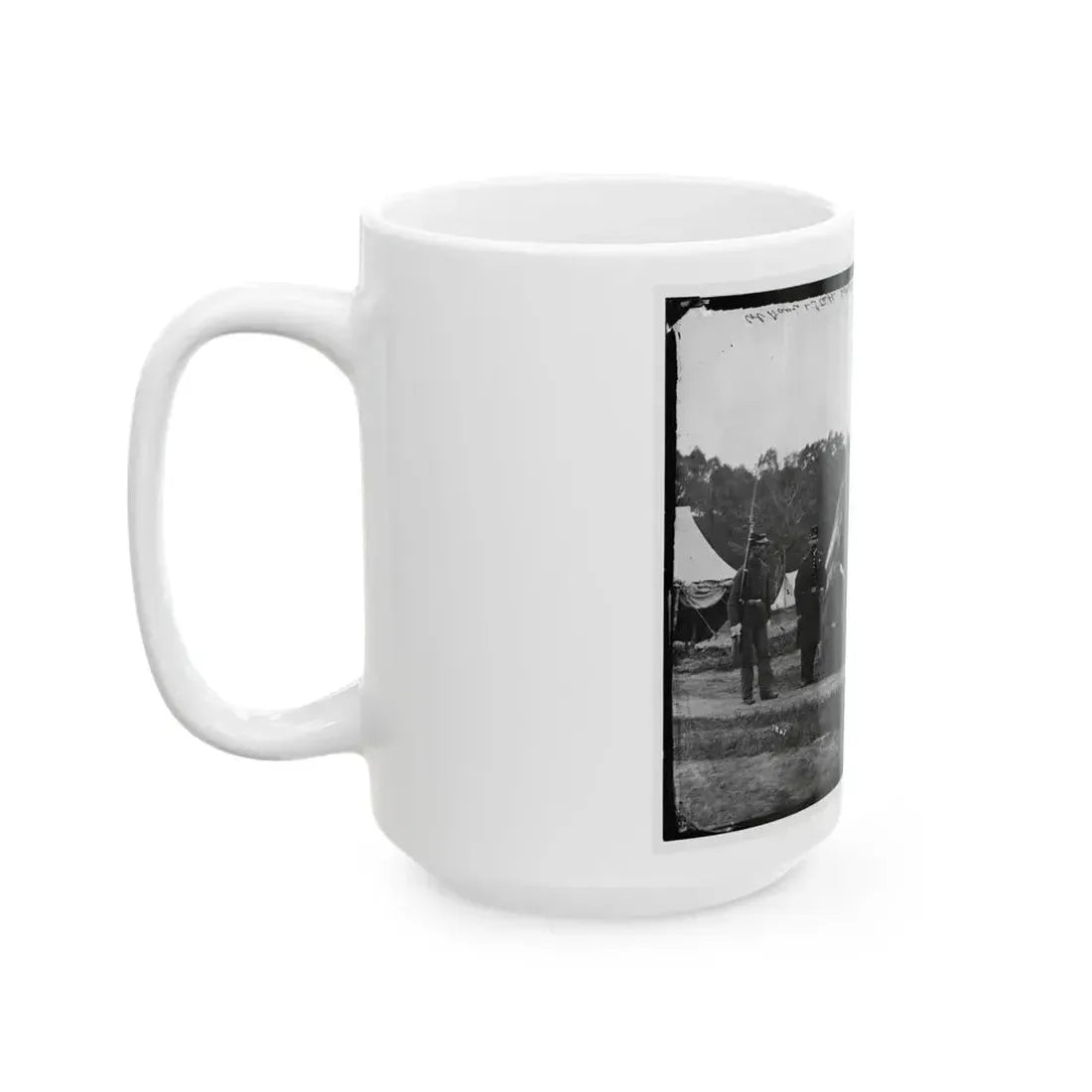 Gettysburg, Pennsylvania. Field And Staff Officers, 69th Pennsylvania (U.S. Civil War) White Coffee Mug - Go Mug Yourself