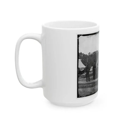 Gettysburg, Pennsylvania. Field And Staff Officers, 69th Pennsylvania (U.S. Civil War) White Coffee Mug - Go Mug Yourself