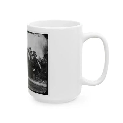 Gettysburg, Pennsylvania. Field And Staff Officers, 69th Pennsylvania (U.S. Civil War) White Coffee Mug - Go Mug Yourself