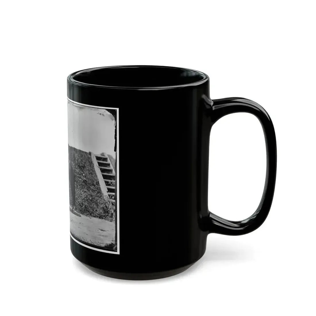 Gettysburg, Pennsylvania. Lt. Col. Samuel K. Schwenk, 50th Pennsylvania Infantry (Seated On Horse) (U.S. Civil War) Black Coffee Mug - Go Mug Yourself