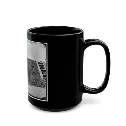 Gettysburg, Pennsylvania. Lt. Col. Samuel K. Schwenk, 50th Pennsylvania Infantry (Seated On Horse) (U.S. Civil War) Black Coffee Mug - Go Mug Yourself