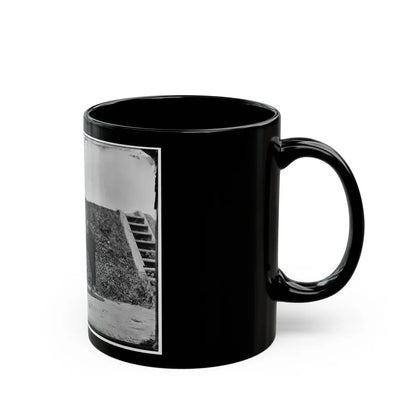 Gettysburg, Pennsylvania. Lt. Col. Samuel K. Schwenk, 50th Pennsylvania Infantry (Seated On Horse) (U.S. Civil War) Black Coffee Mug - Go Mug Yourself