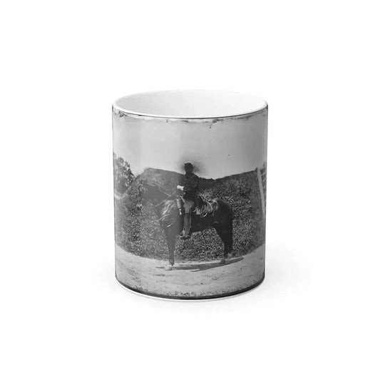 Gettysburg, Pennsylvania. Lt. Col. Samuel K. Schwenk, 50Th Pennsylvania Infantry (Seated on Horse) (U.S. Civil War) Color Changing Coffee Mug 11oz Default Title 11oz - Go Mug Yourself