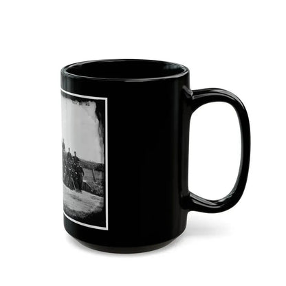 Gettysburg, Pennsylvania. Officers Of 50th Regiment Pennsylvania Infantry (U.S. Civil War) Black Coffee Mug - Go Mug Yourself