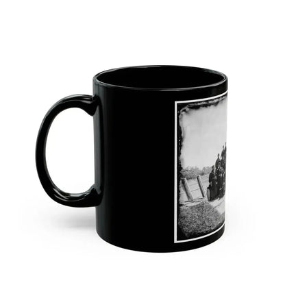 Gettysburg, Pennsylvania. Officers Of 50th Regiment Pennsylvania Infantry (U.S. Civil War) Black Coffee Mug - Go Mug Yourself