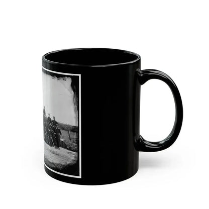 Gettysburg, Pennsylvania. Officers Of 50th Regiment Pennsylvania Infantry (U.S. Civil War) Black Coffee Mug - Go Mug Yourself