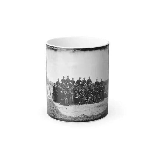 Gettysburg, Pennsylvania. Officers of 50Th Regiment Pennsylvania Infantry (U.S. Civil War) Color Changing Coffee Mug 11oz Default Title 11oz - Go Mug Yourself