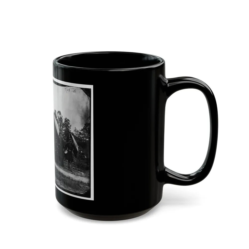 Gettysburg, Pennsylvania. Field And Staff Officers, 69th Pennsylvania (U.S. Civil War) Black Coffee Mug-Go Mug Yourself