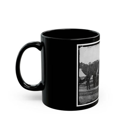 Gettysburg, Pennsylvania. Field And Staff Officers, 69th Pennsylvania (U.S. Civil War) Black Coffee Mug-Go Mug Yourself