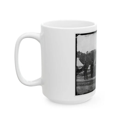 Gettysburg, Pennsylvania. Field And Staff Officers, 69th Pennsylvania (U.S. Civil War) White Coffee Mug-Go Mug Yourself