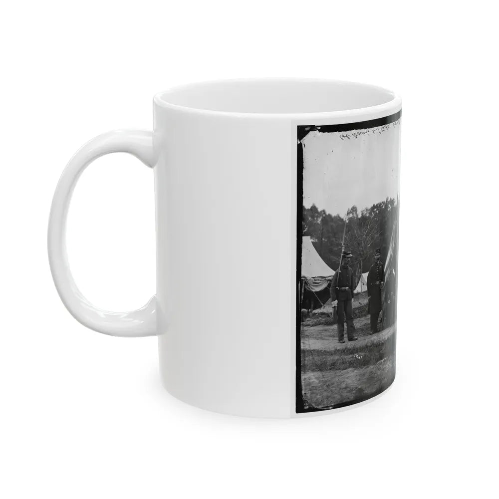 Gettysburg, Pennsylvania. Field And Staff Officers, 69th Pennsylvania (U.S. Civil War) White Coffee Mug-Go Mug Yourself