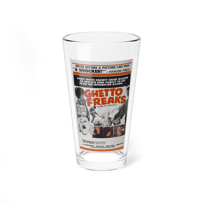 GHETTO FREAKS 1970 Movie Poster - Pint Glass 16oz-16oz-Go Mug Yourself