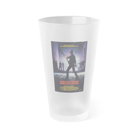 GHETTOBLASTER 1989 Movie Poster - Frosted Pint Glass 16oz 16oz Frosted - Go Mug Yourself