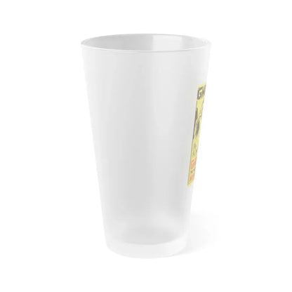 GHIDRAH THE THREE HEADED MONSTER GODZILLA 1964 Movie Poster - Frosted Pint Glass 16oz - Go Mug Yourself