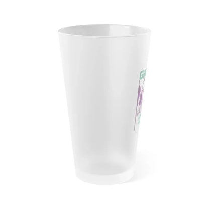 GHIDRAH THE THREE HEADED MONSTER GODZILLA (2) 1964 Movie Poster - Frosted Pint Glass 16oz - Go Mug Yourself