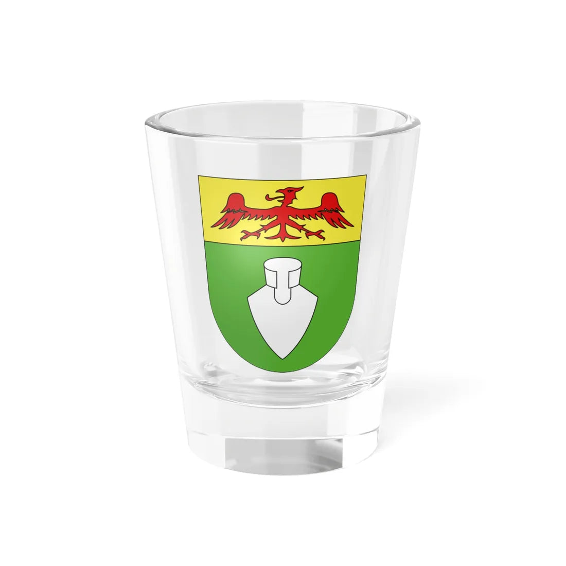 Ghirone-coat of arms (Switzerland) (Coat of Arms) Shot Glass 1.5oz 1.5oz - Go Mug Yourself