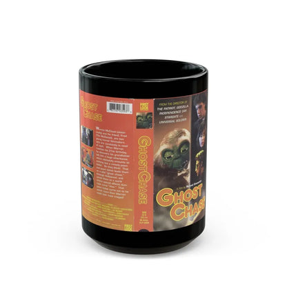 GHOST CHASE (VHS COVER) - Black Coffee Mug 15oz - Go Mug Yourself