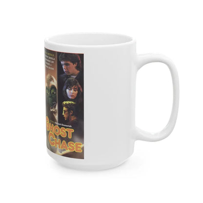 GHOST CHASE (VHS COVER) - White Coffee Mug-Go Mug Yourself