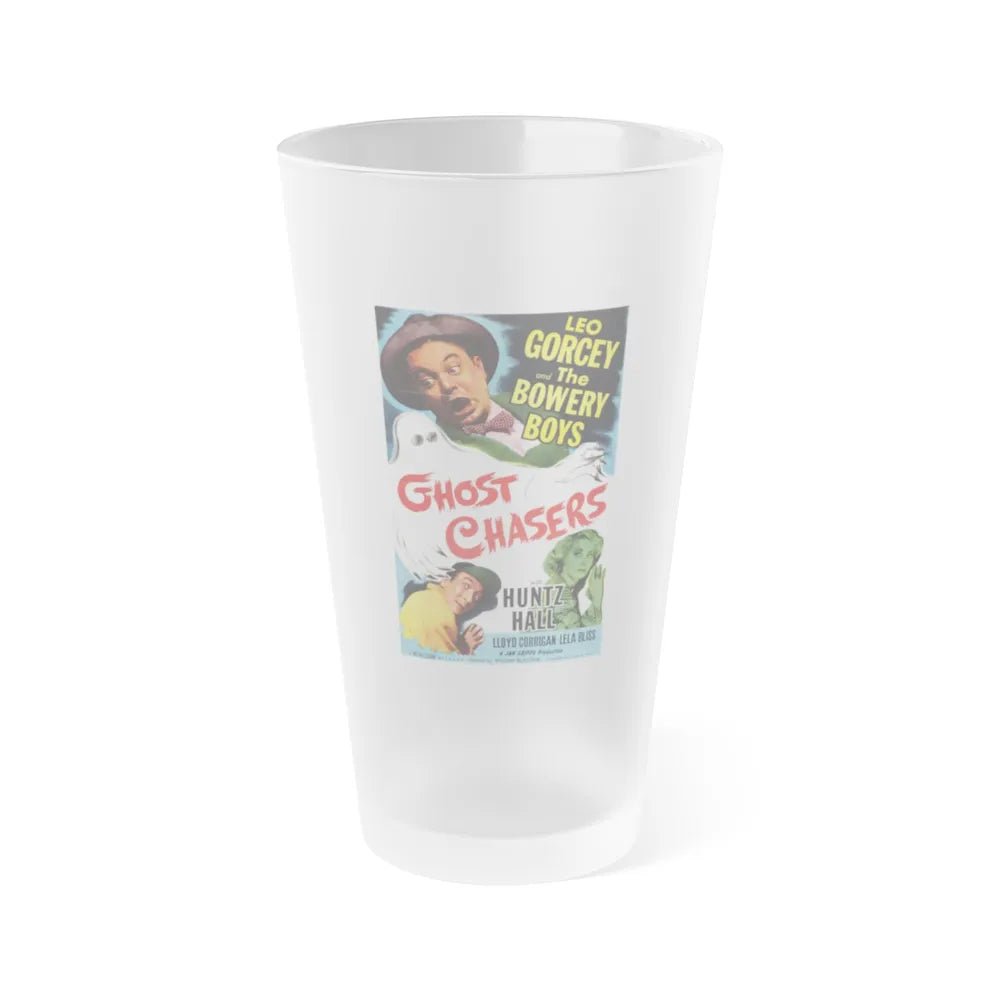 GHOST CHASERS 1951 Movie Poster - Frosted Pint Glass 16oz-16oz-Frosted-Go Mug Yourself