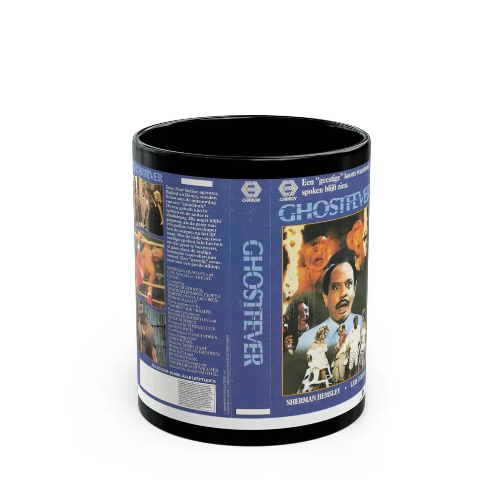 GHOST FEVER GERMAN (VHS COVER) - Black Coffee Mug 11oz - Go Mug Yourself